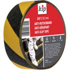 Kip 247-01 anti-slip tape zwart/geel 50mm/15m
