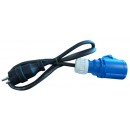 verloopstekker Hedi 230V/16A met 1.5m kabel (vrouw)