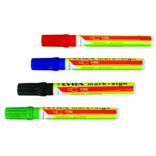 stift mark+sign LYRA 111 rechte punt zwart (10st)